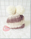 baby hat with pompom