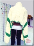 Shawl and Wraps Crochet Acrylic Wool Shawl Yellow Green Shawl