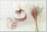 baby hat with pompom